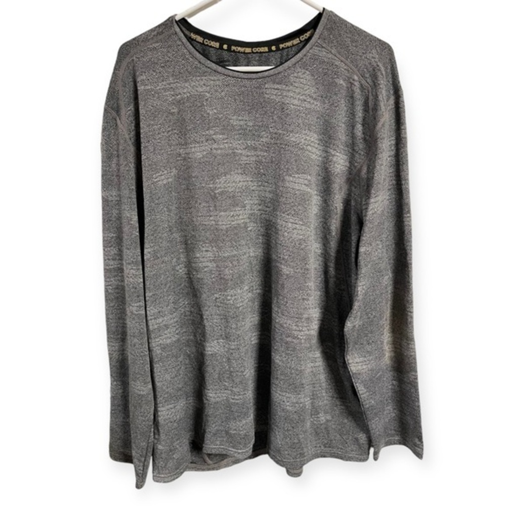 Power Core Mens Long‎ Sleeve Athletic Performance Shirt XXL